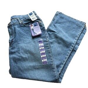Lee Riders 18P NEW Women's Boot Fit Mid-Rise Straight Stretch Jeans
